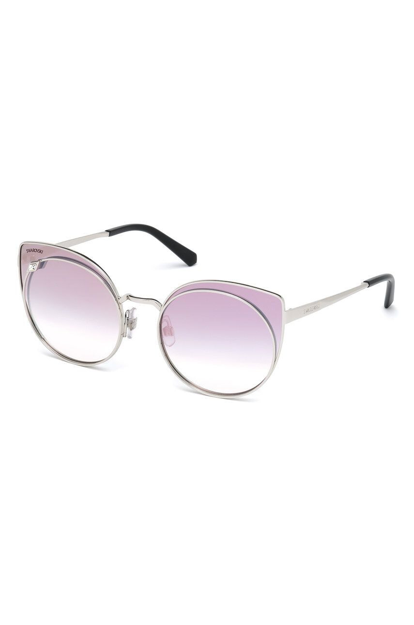 Swarovski Ochelari de soare femei culoarea gri - Pled.ro