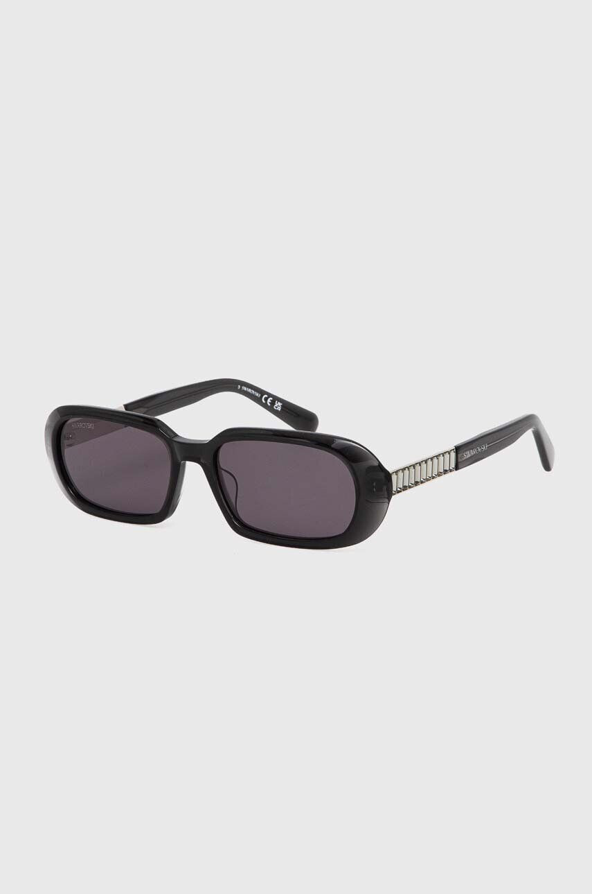 Swarovski ochelari de soare 56499035 MATRIX femei culoarea negru - Pled.ro