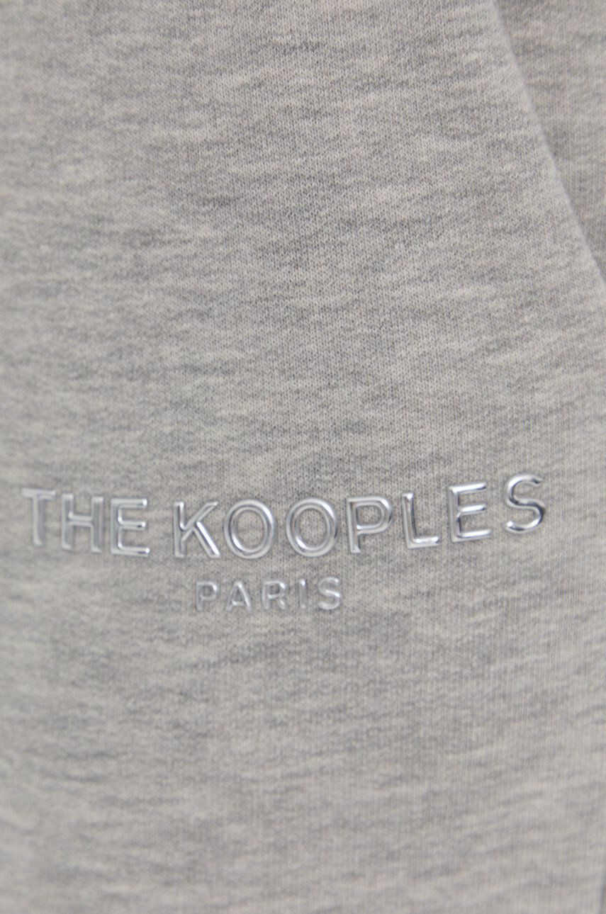 The Kooples Pantaloni femei culoarea gri cu imprimeu - Pled.ro