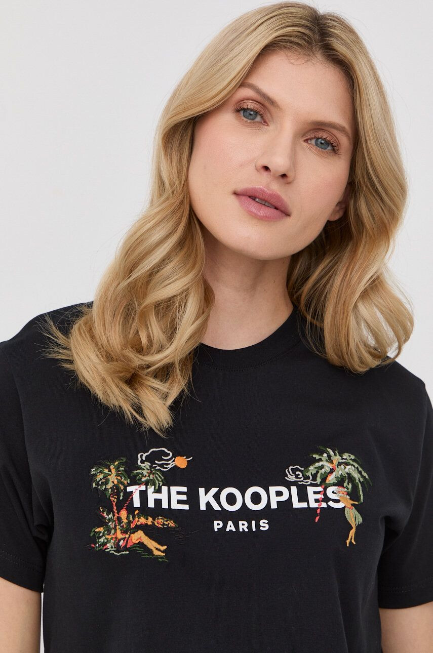 The Kooples tricou din bumbac - Pled.ro