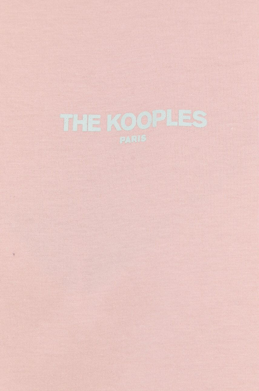 The Kooples tricou din bumbac culoarea negru - Pled.ro