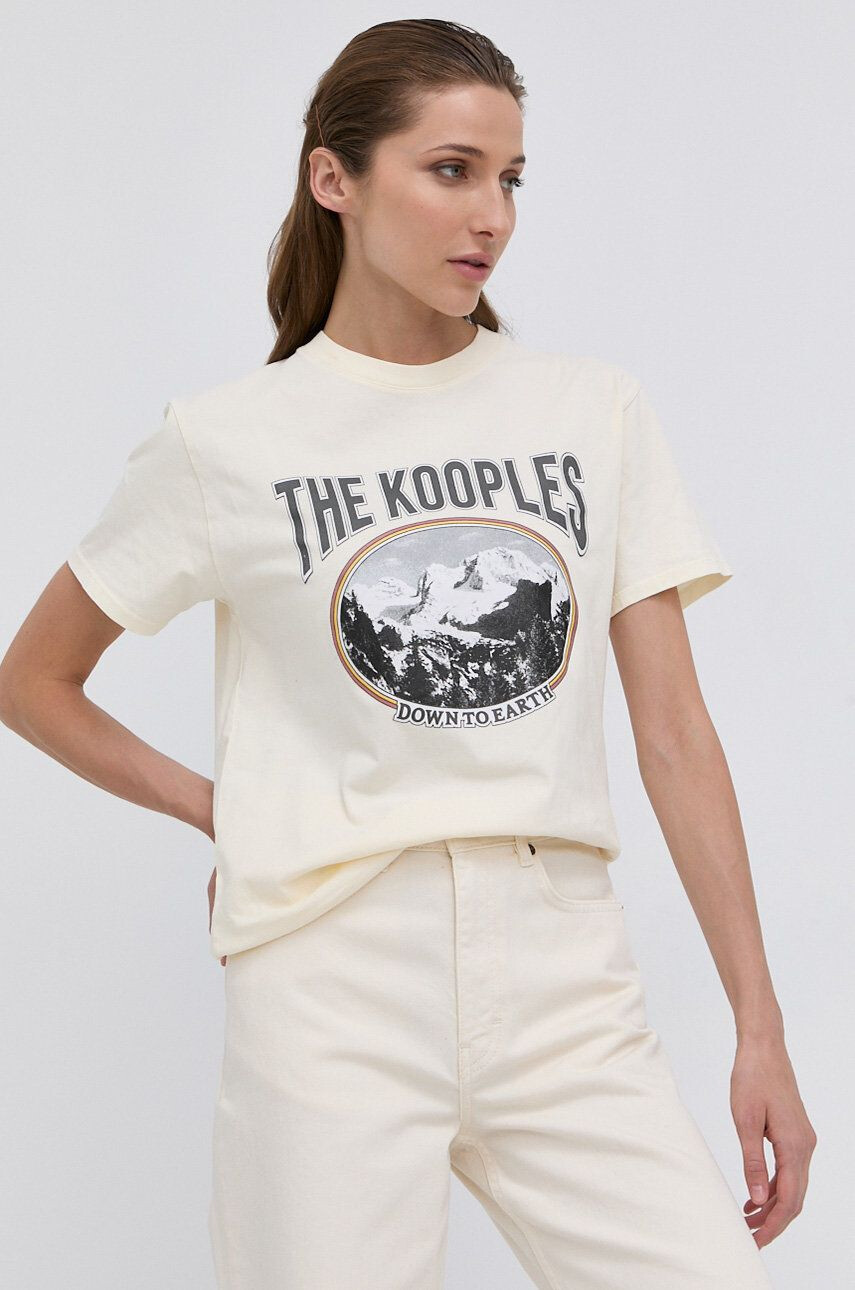 The Kooples Tricou din bumbac - Pled.ro