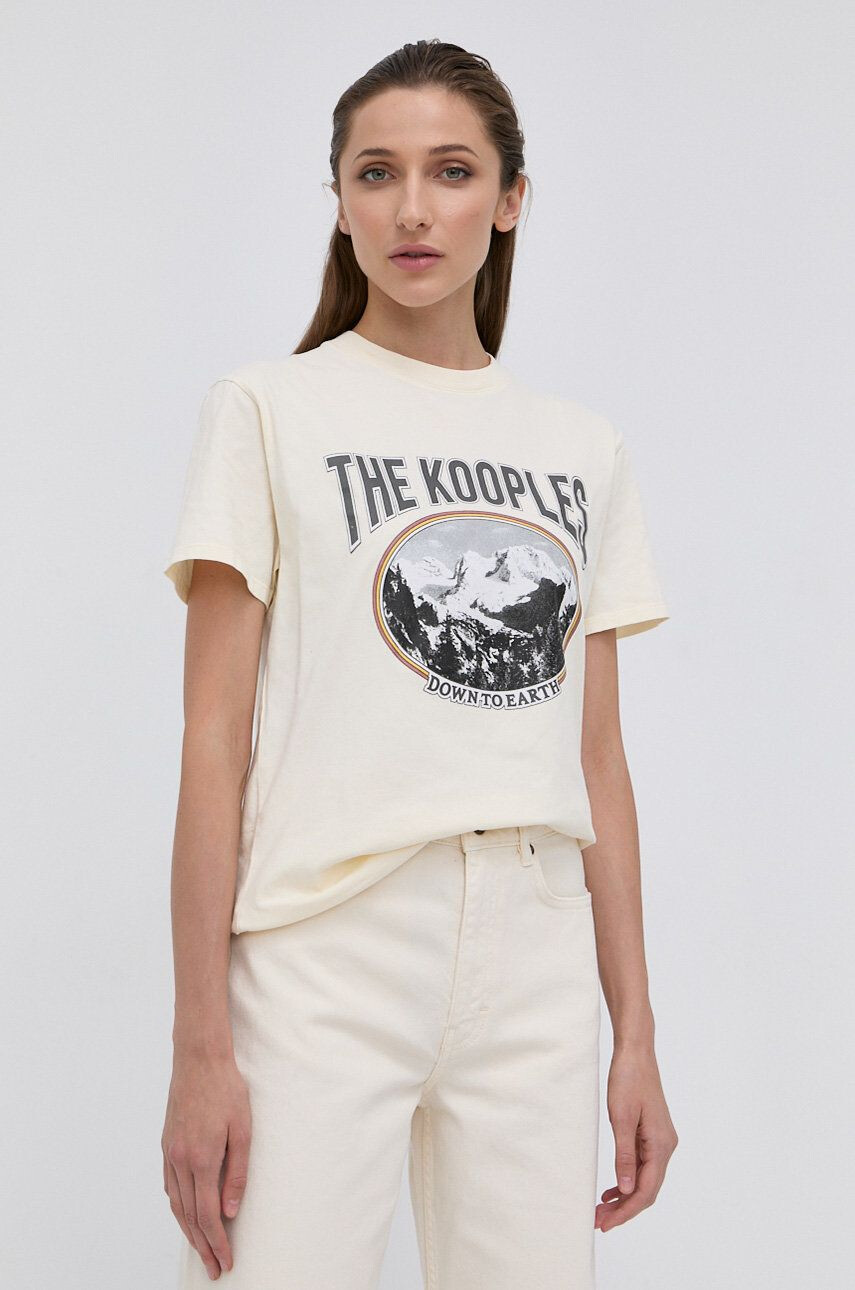 The Kooples Tricou din bumbac - Pled.ro