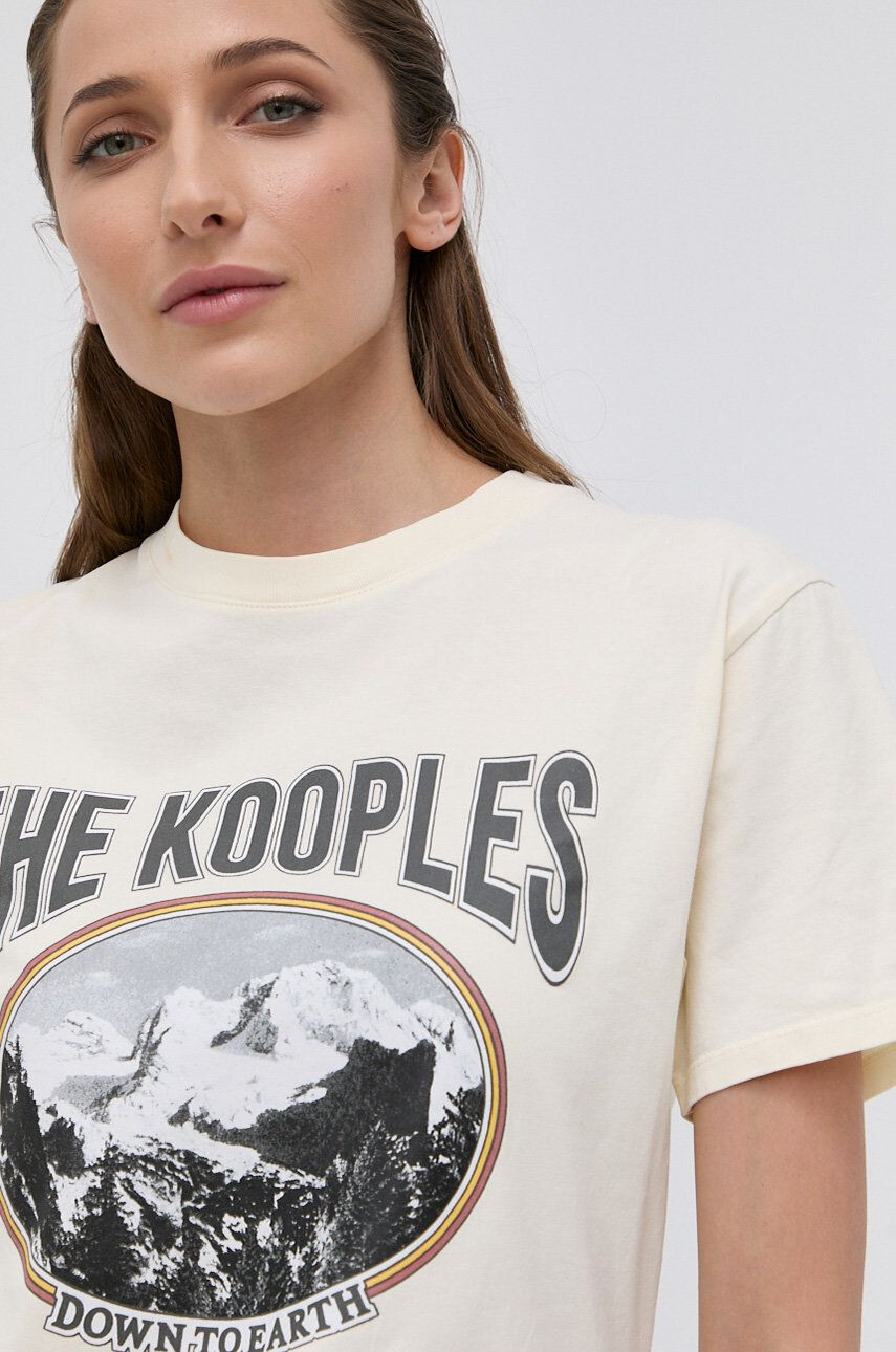 The Kooples Tricou din bumbac - Pled.ro