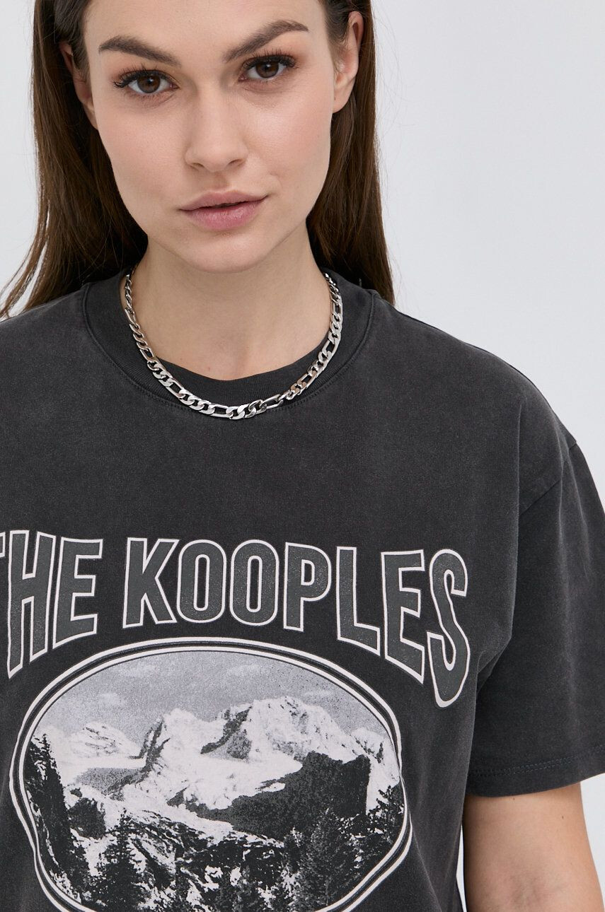 The Kooples Tricou din bumbac - Pled.ro