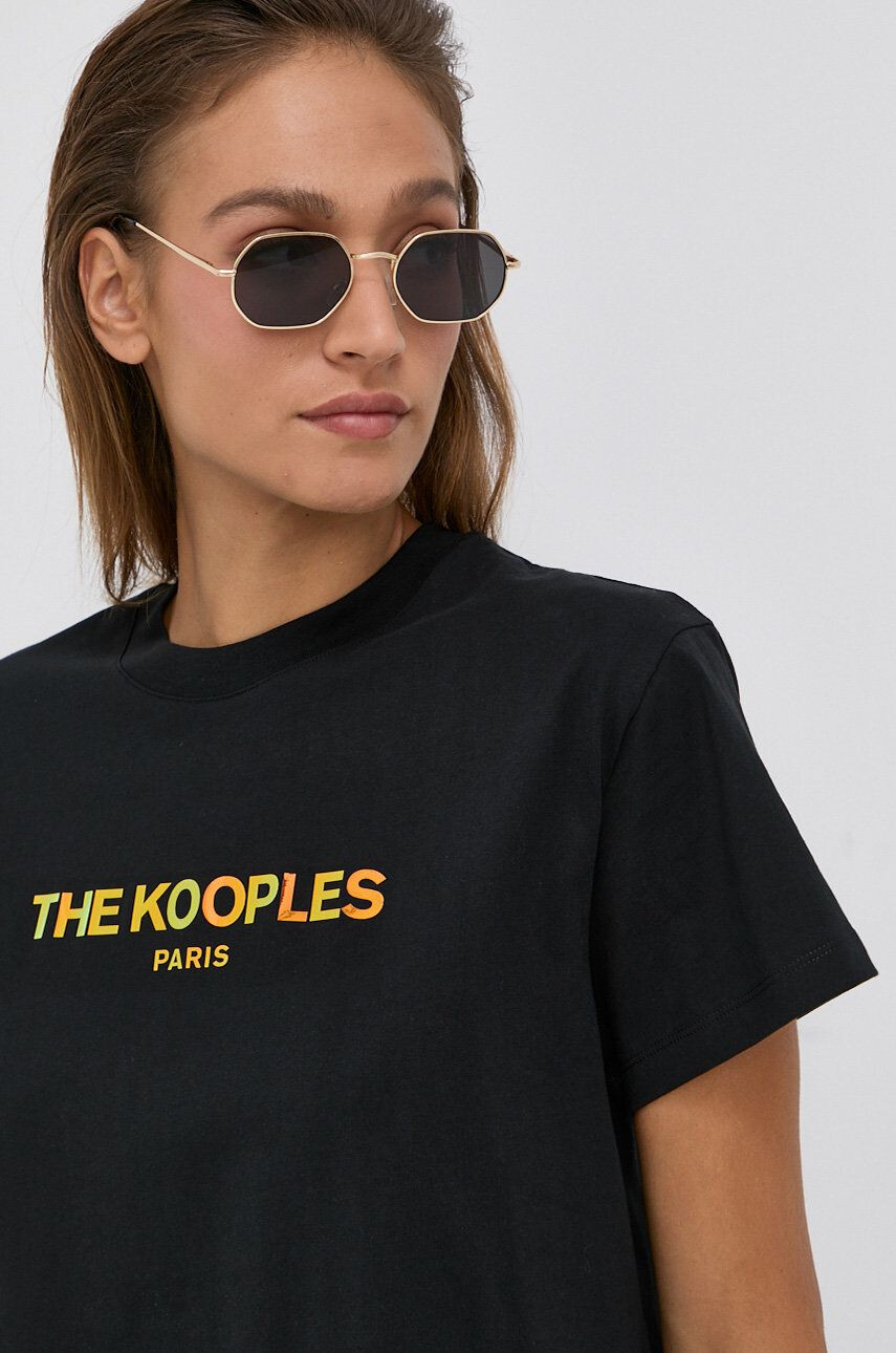 The Kooples Tricou din bumbac - Pled.ro