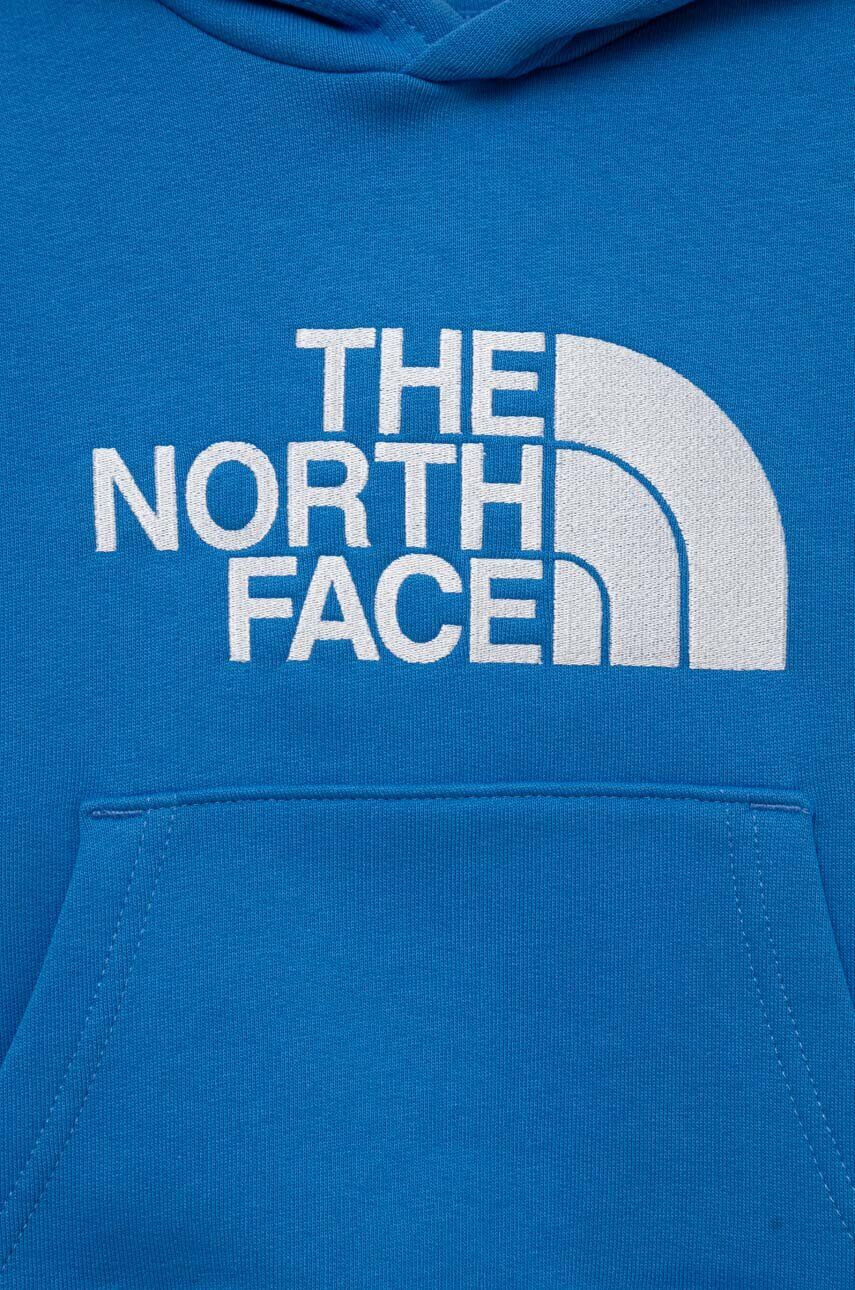 The North Face bluza copii cu glugă cu imprimeu - Pled.ro