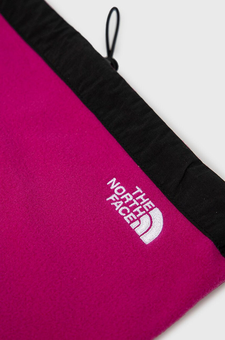 The North Face fular impletit femei culoarea roz neted - Pled.ro