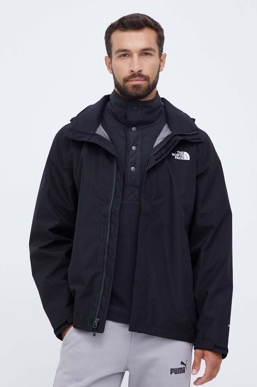 The North Face geaca femei culoarea negru de tranzitie - Pled.ro