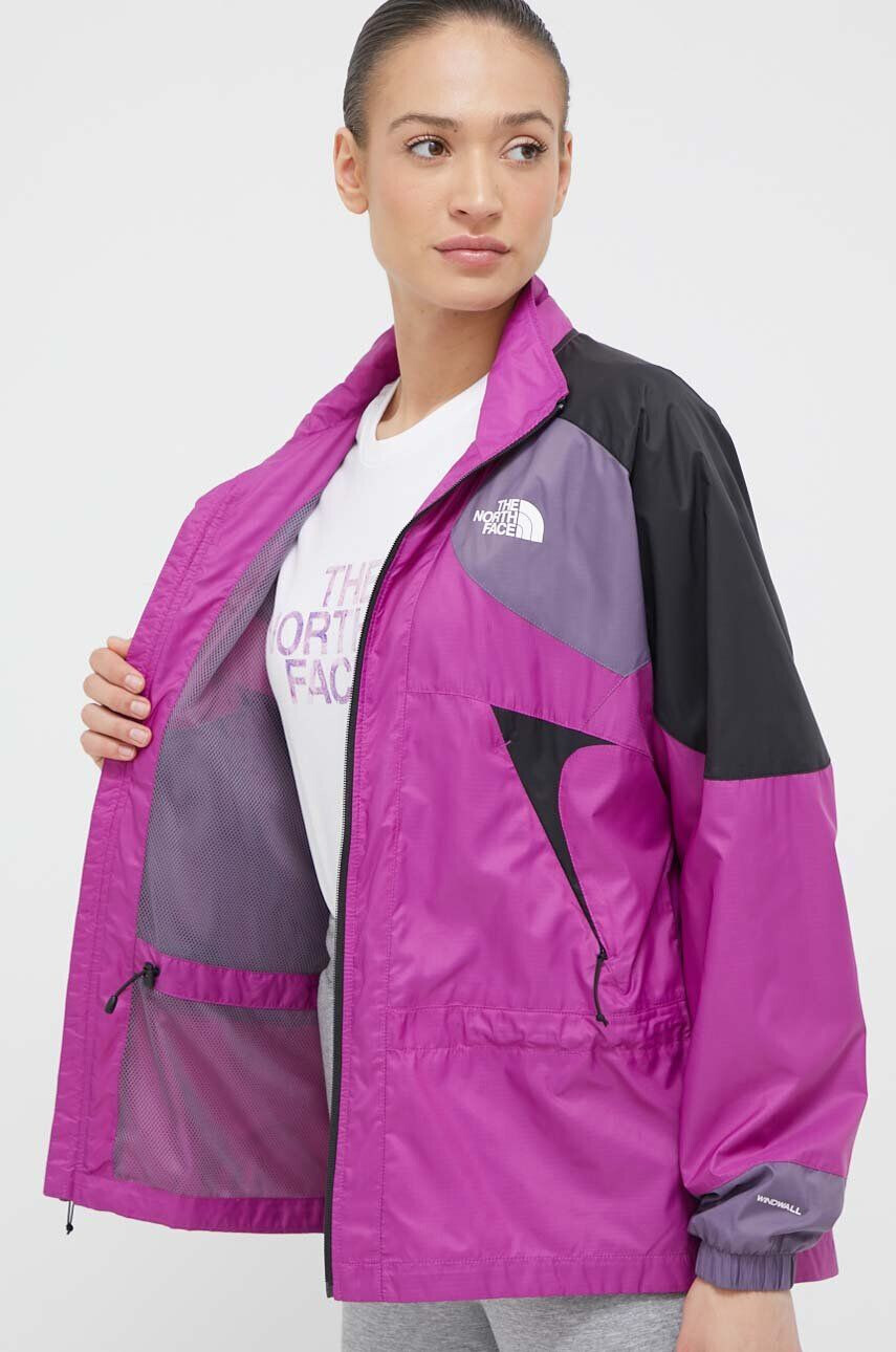 The North Face geaca femei culoarea violet - Pled.ro