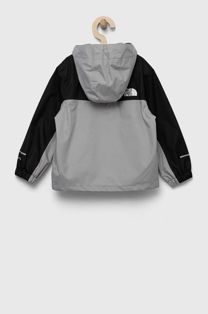 The North Face geaca copii culoarea gri - Pled.ro