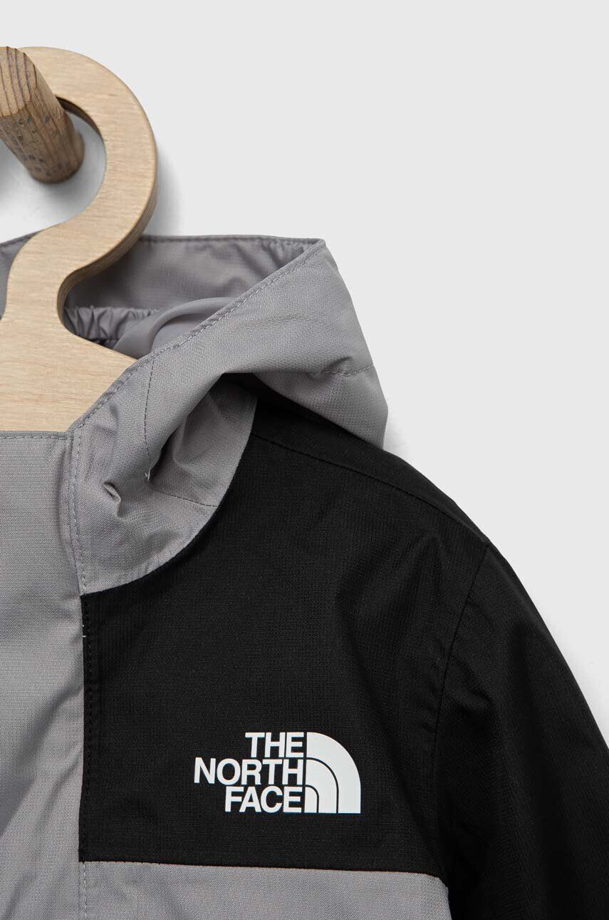 The North Face geaca copii culoarea gri - Pled.ro