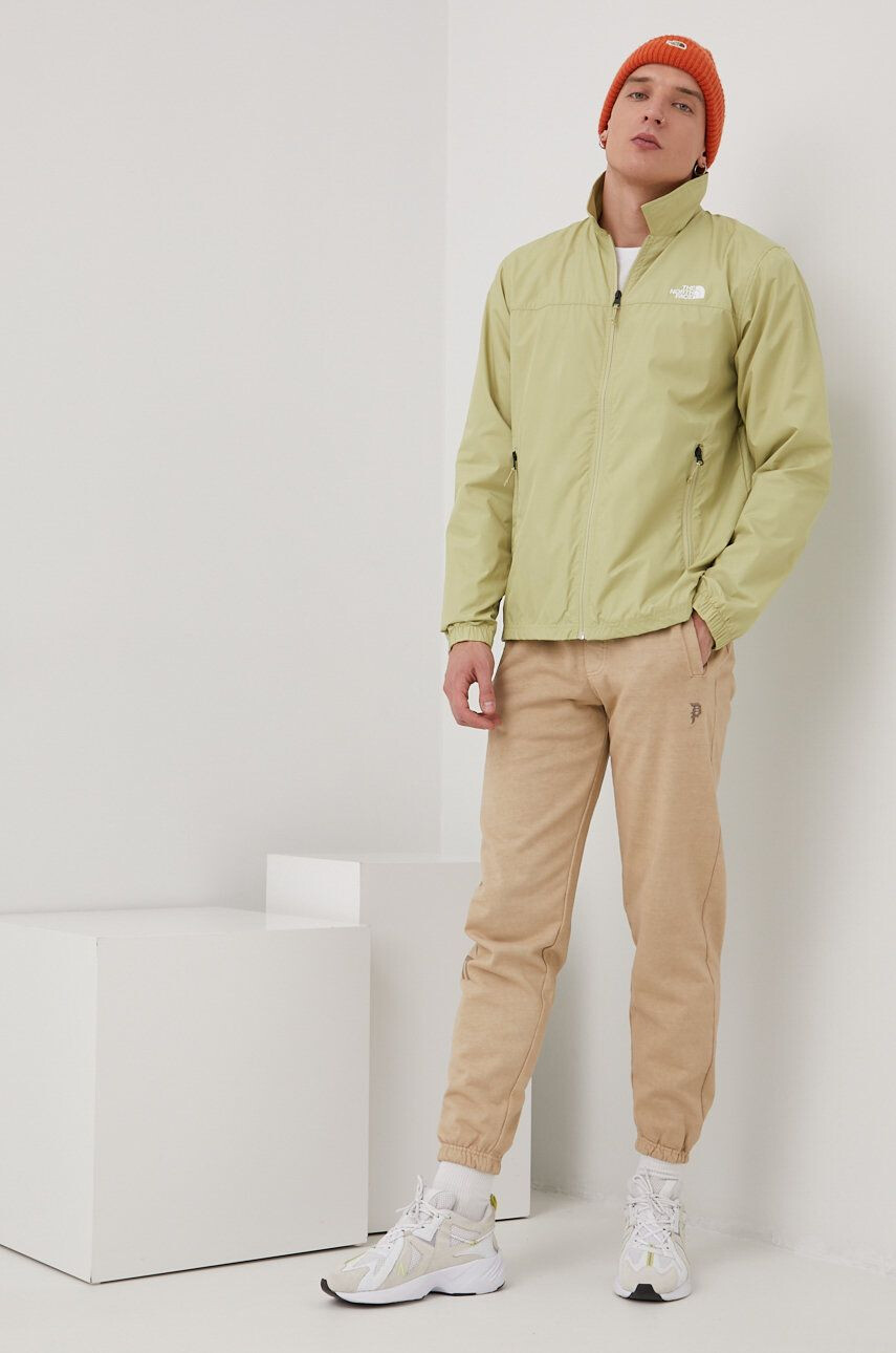 The North Face geaca Cyclone Coaches Jacket barbati culoarea verde de tranzitie - Pled.ro