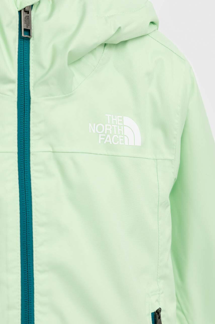 The North Face geaca de schi pentru copii culoarea verde - Pled.ro