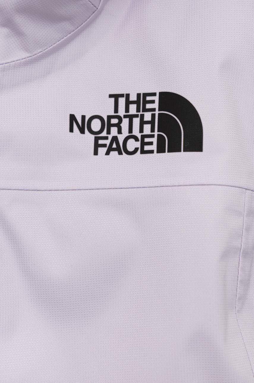 The North Face geaca de snowboard pentru copii culoarea violet - Pled.ro