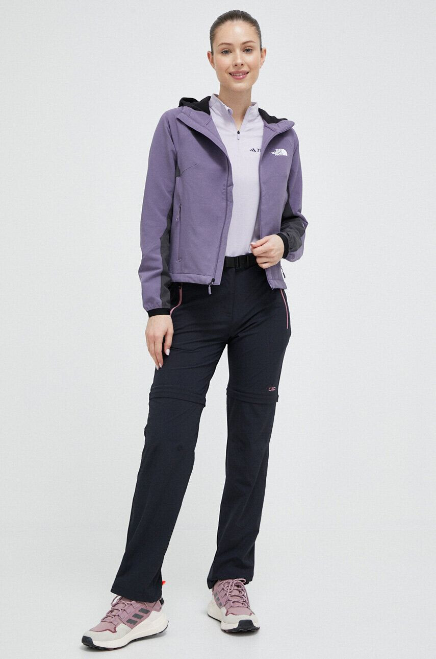 The North Face jacheta de exterior culoarea violet de tranzitie - Pled.ro