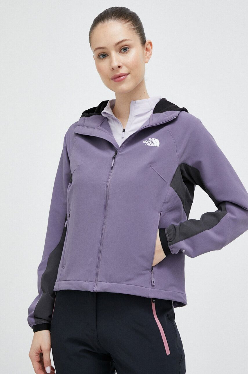 The North Face jacheta de exterior culoarea violet de tranzitie - Pled.ro