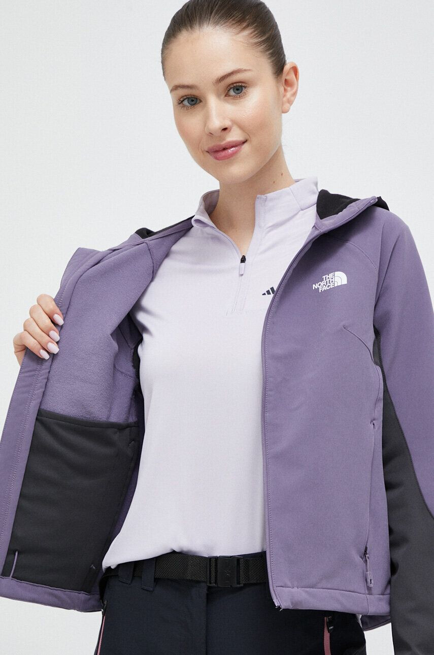 The North Face jacheta de exterior culoarea violet de tranzitie - Pled.ro