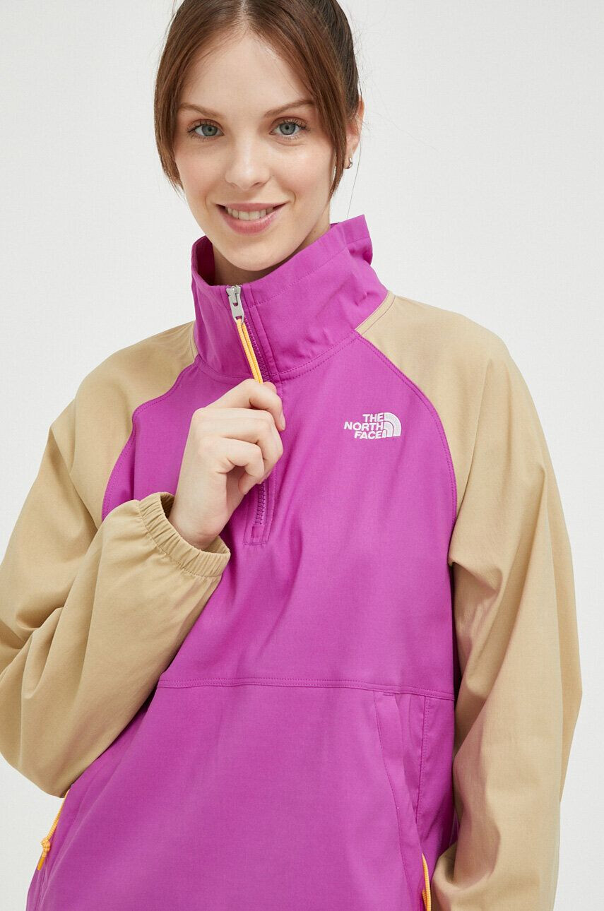 The North Face jacheta de exterior Class V Pullover culoarea violet - Pled.ro