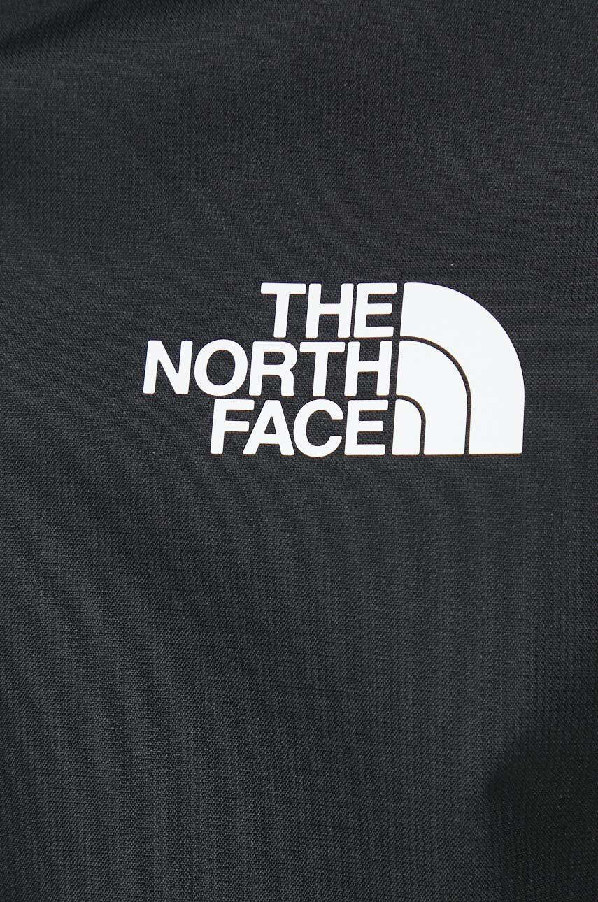 The North Face jacheta de exterior Cropped Quest culoarea negru de tranzitie oversize - Pled.ro