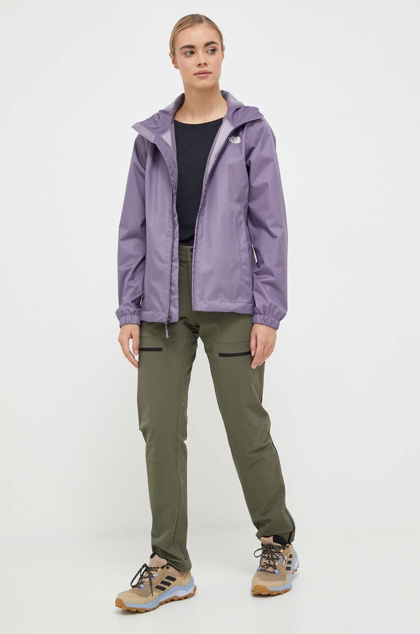 The North Face jacheta de exterior Quest culoarea violet - Pled.ro