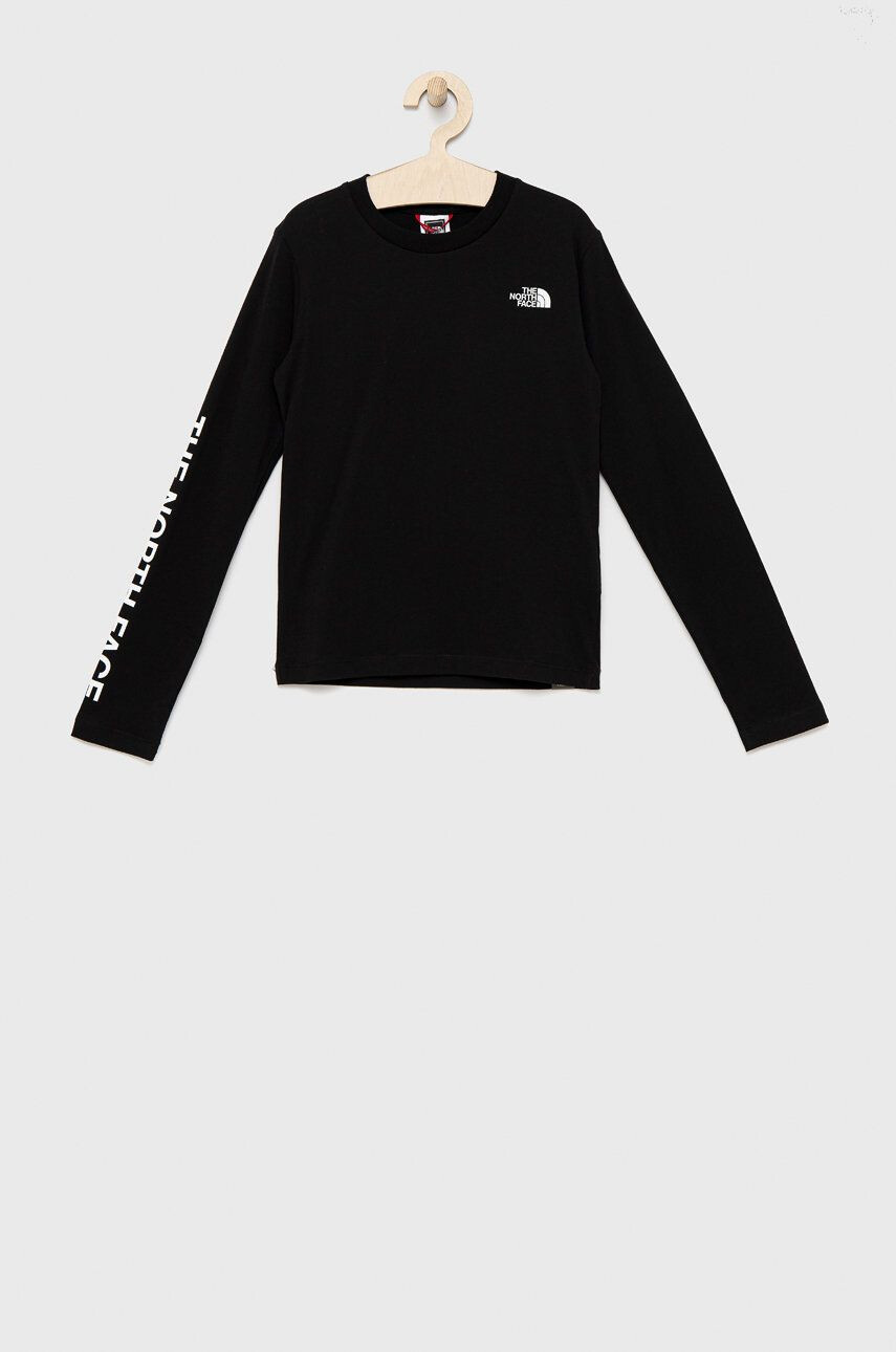 The North Face longsleeve din bumbac pentru copii - Pled.ro