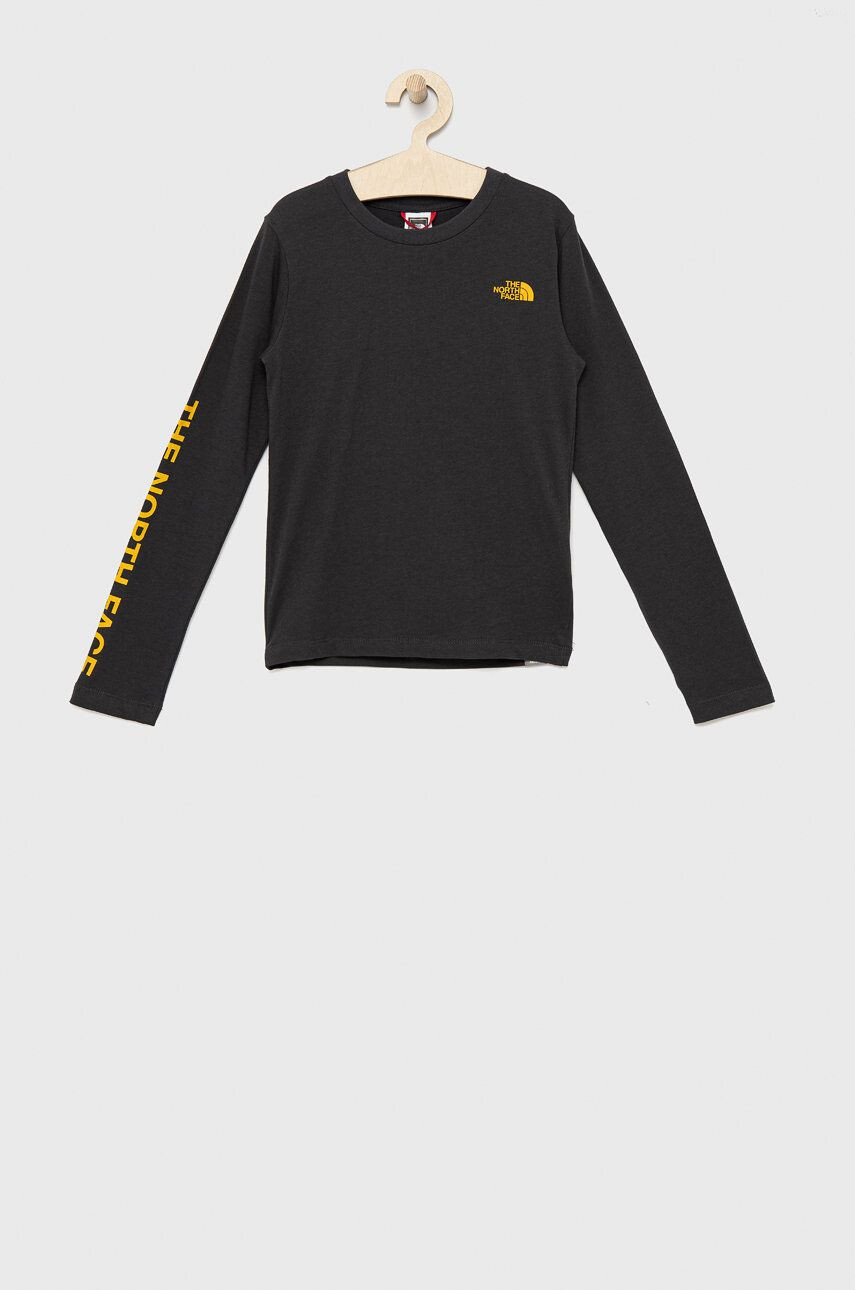 The North Face longsleeve din bumbac pentru copii - Pled.ro