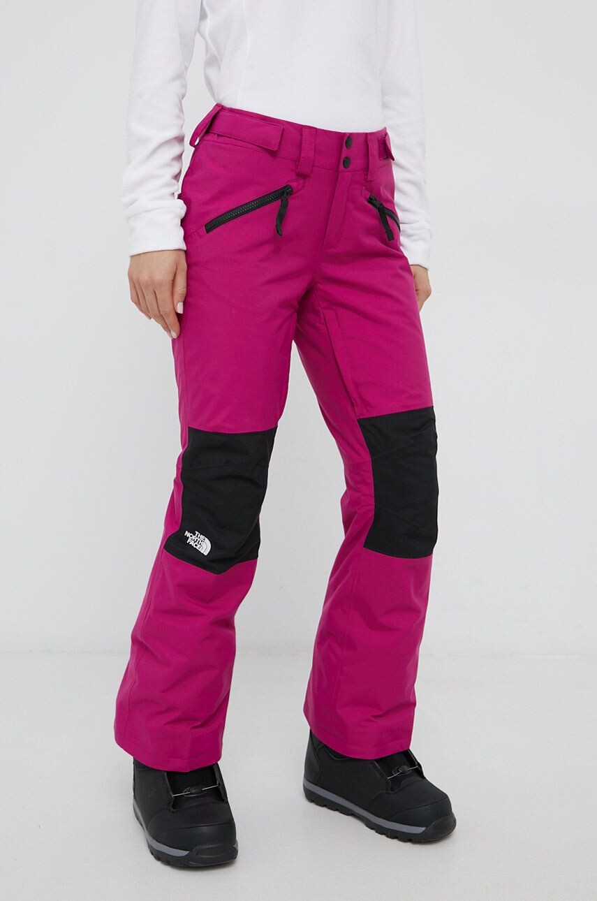 The North Face Pantaloni femei culoarea violet - Pled.ro