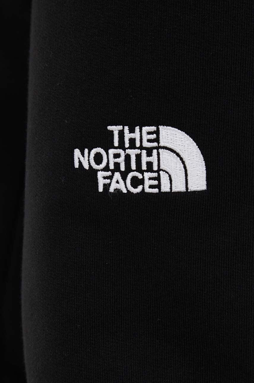 The North Face pantaloni de bumbac barbati culoarea negru cu imprimeu - Pled.ro