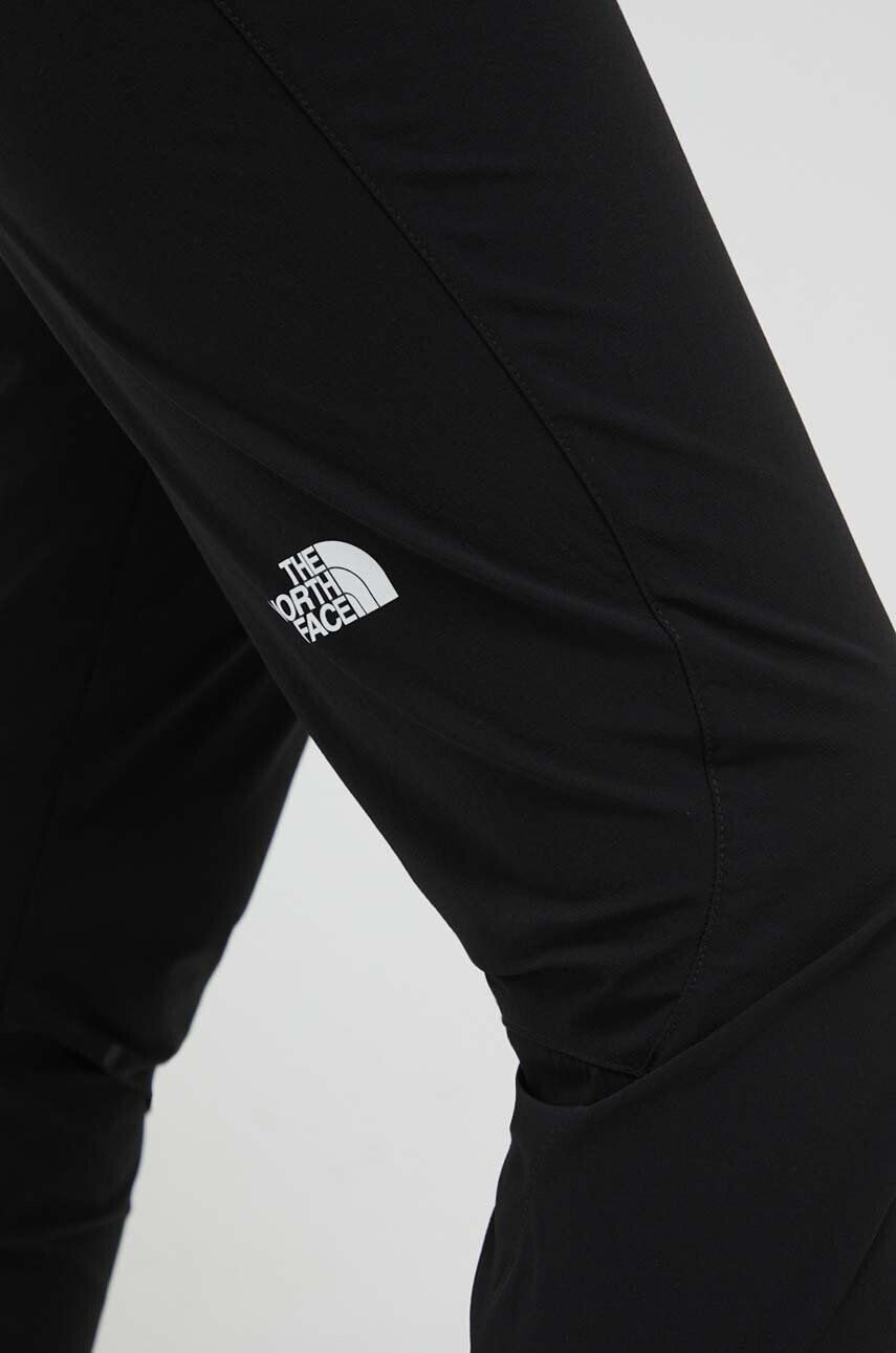 The North Face pantaloni de exterior Athletic Outdoor culoarea negru neted - Pled.ro