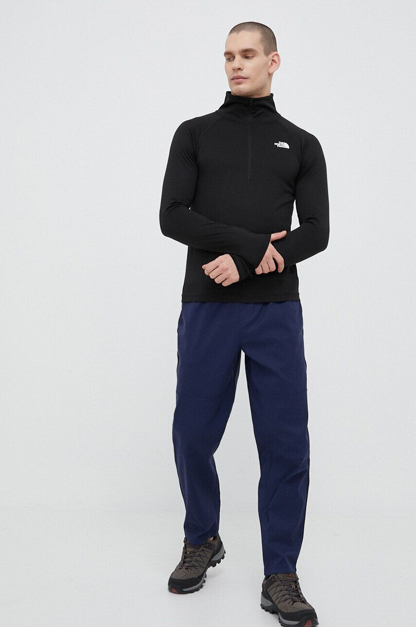 The North Face pantaloni de exterior Class culoarea albastru marin neted - Pled.ro