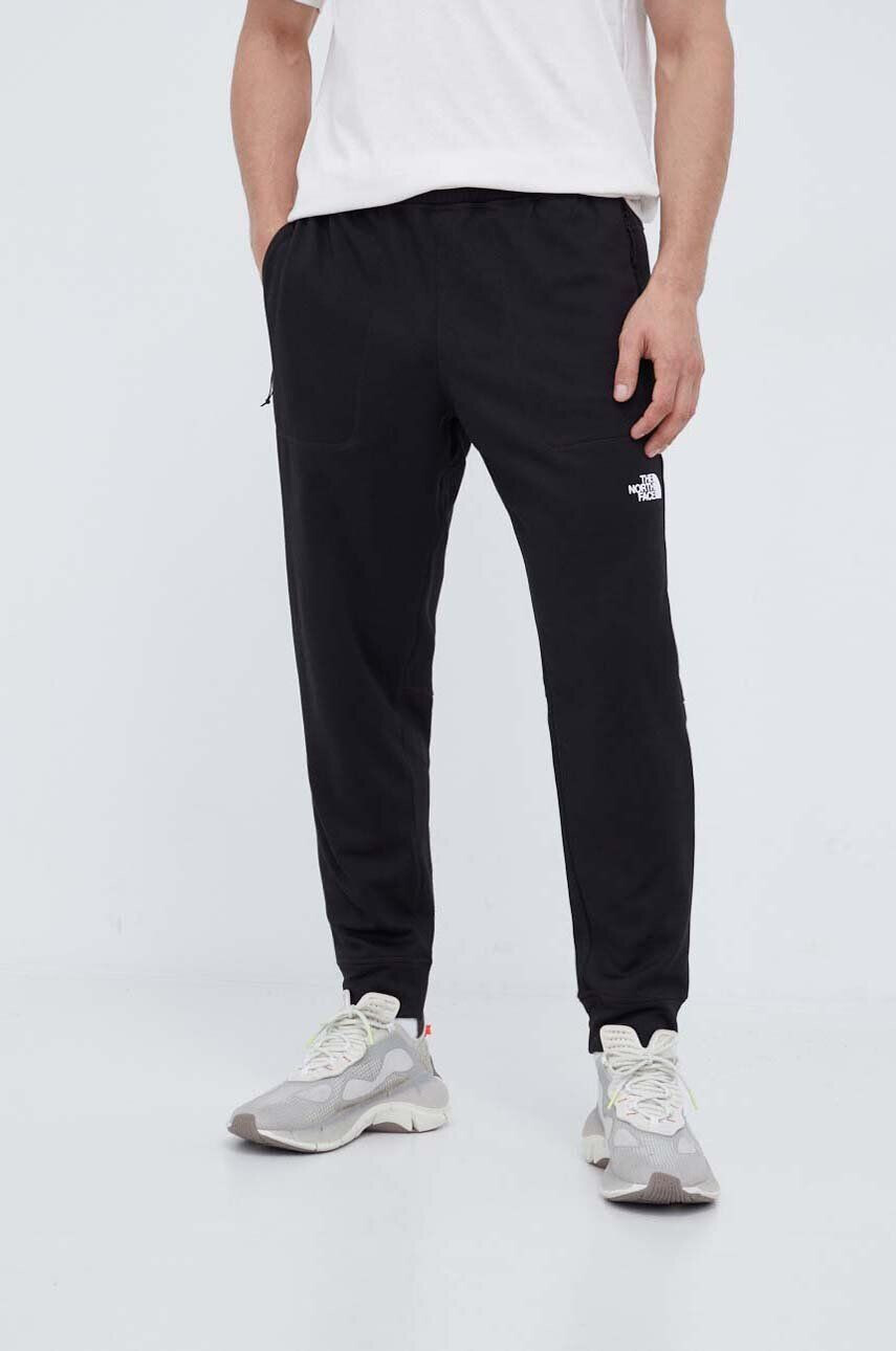 The North Face pantaloni de trening culoarea negru neted - Pled.ro