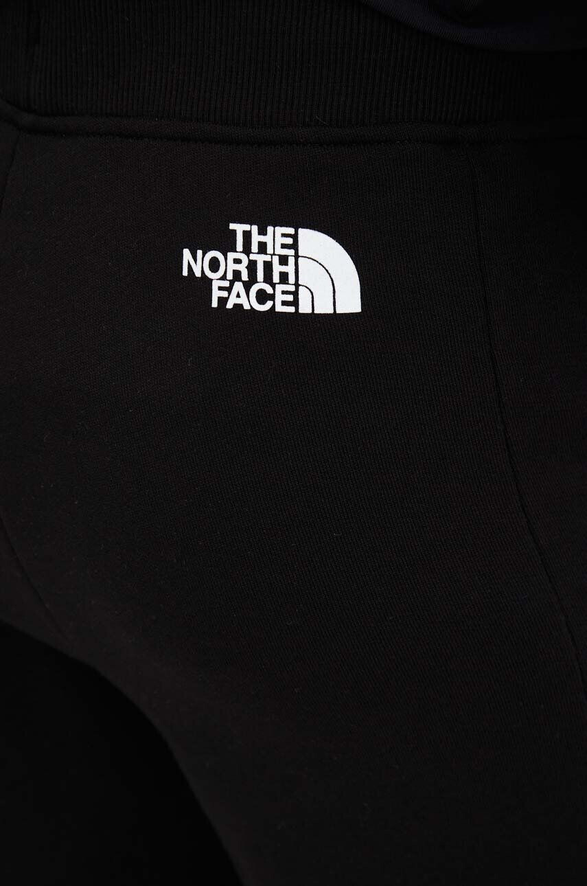 The North Face pantaloni de trening din bumbac culoarea negru cu imprimeu - Pled.ro