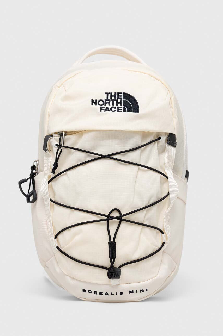 The North Face rucsac femei culoarea alb mic cu imprimeu - Pled.ro