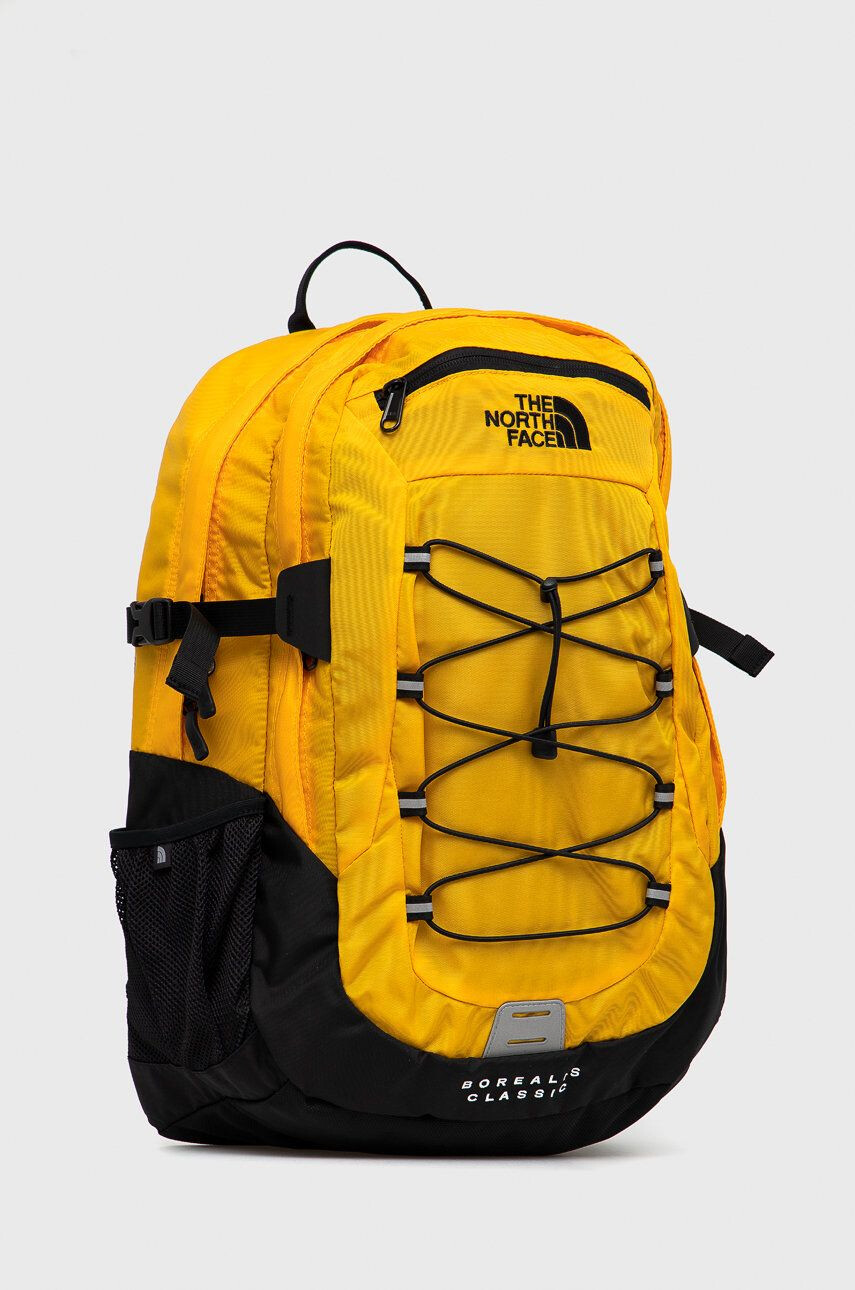 The North Face rucsac culoarea galben mare neted - Pled.ro