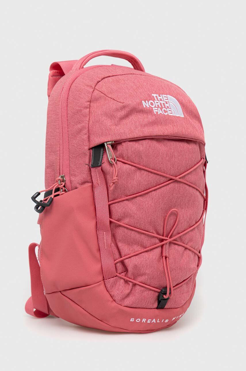 The North Face rucsac femei culoarea roz mic cu imprimeu - Pled.ro