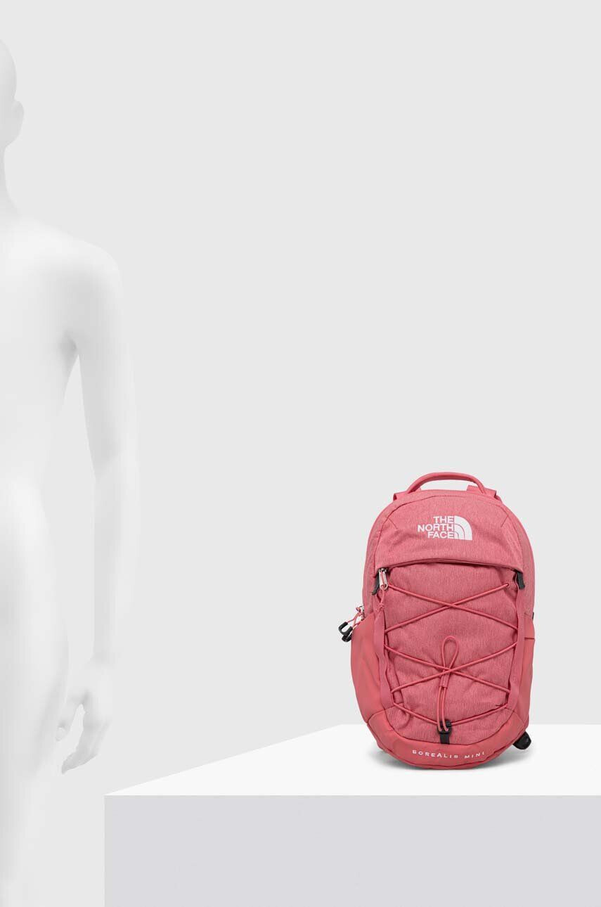 The North Face rucsac femei culoarea roz mic cu imprimeu - Pled.ro