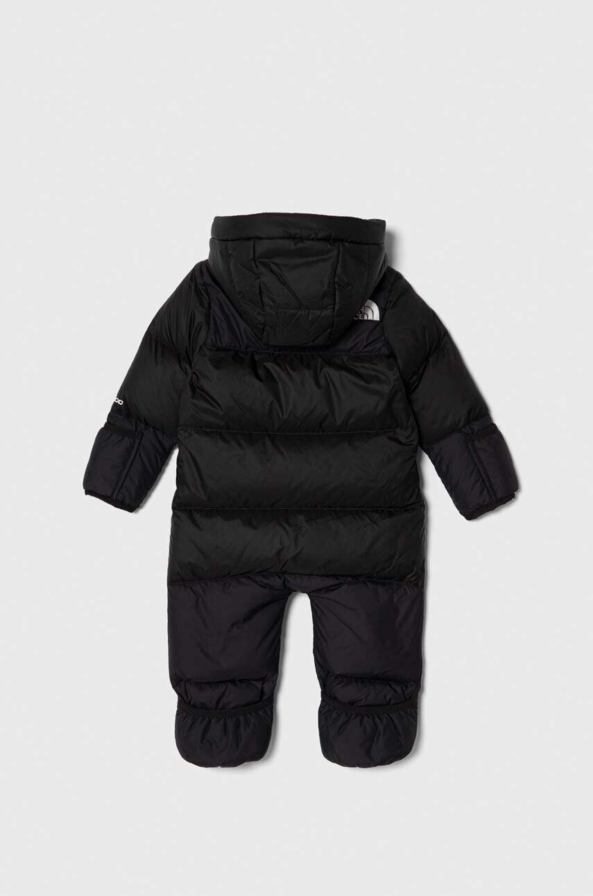 The North Face salopeta din puf pentru bebelusi BABY 1996 RETRO NUPTSE ONE PIECE culoarea negru - Pled.ro