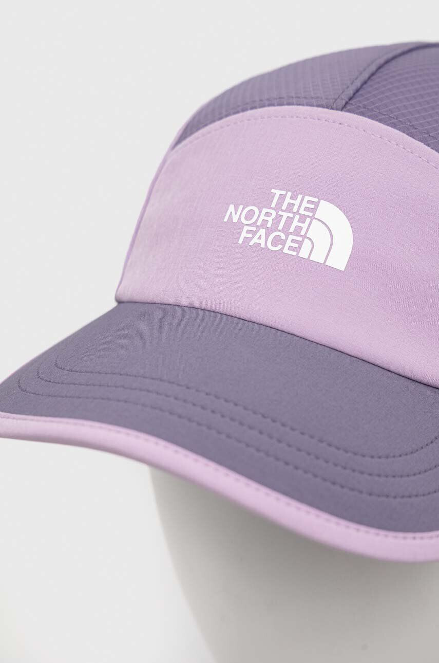 The North Face sapca culoarea violet cu imprimeu - Pled.ro