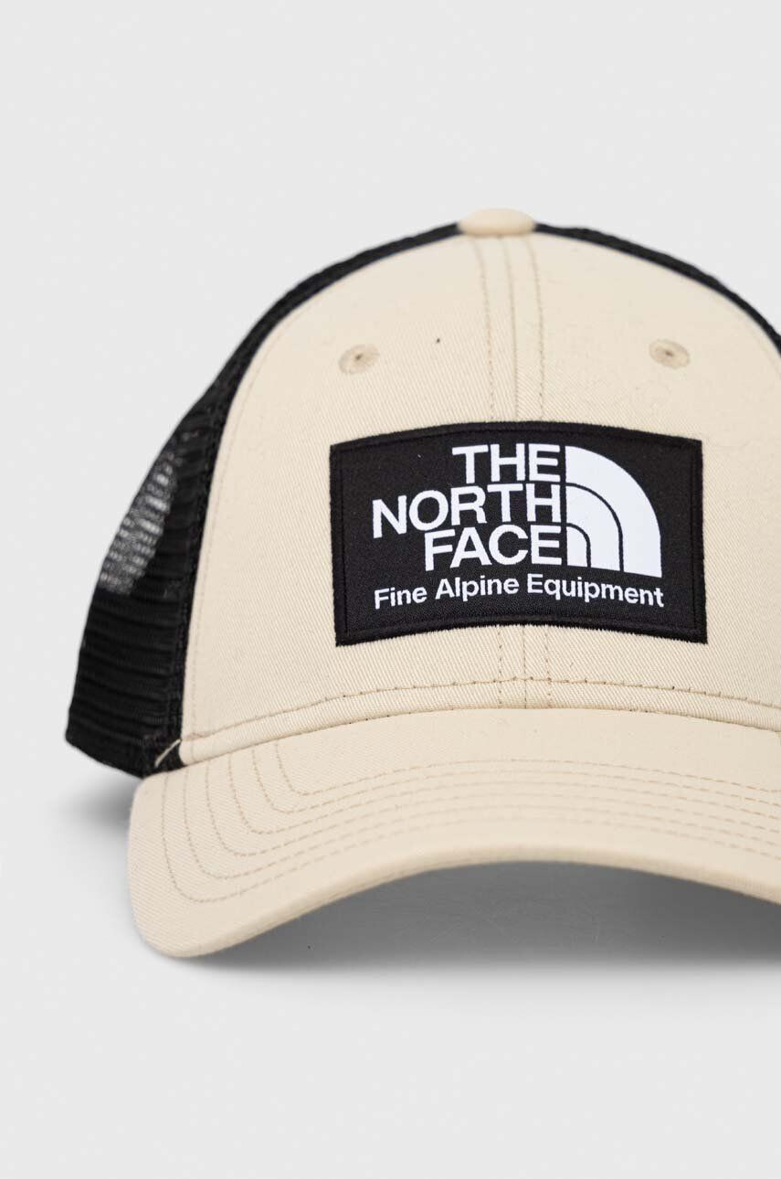 The North Face sapca culoarea bej neted - Pled.ro