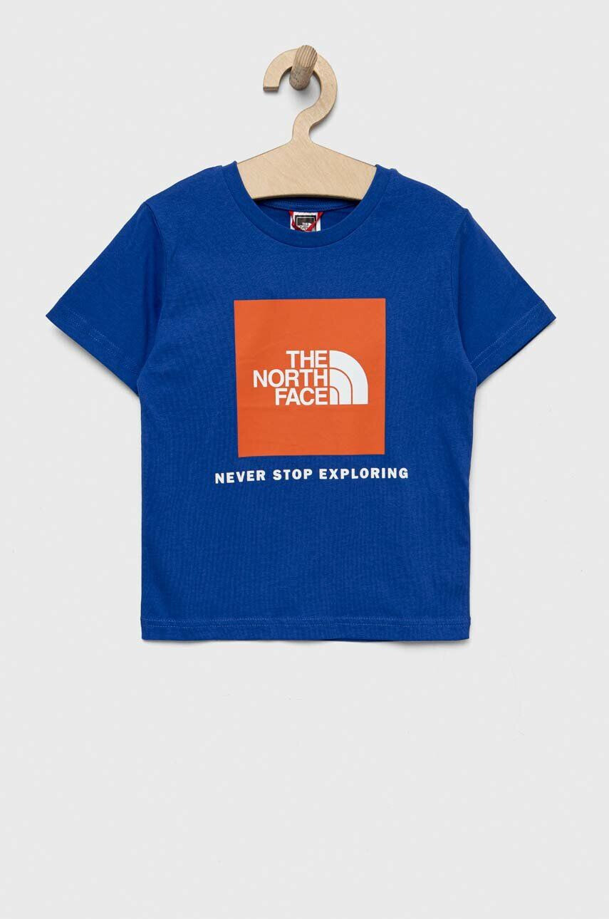 The North Face tricou de bumbac pentru copii cu imprimeu - Pled.ro