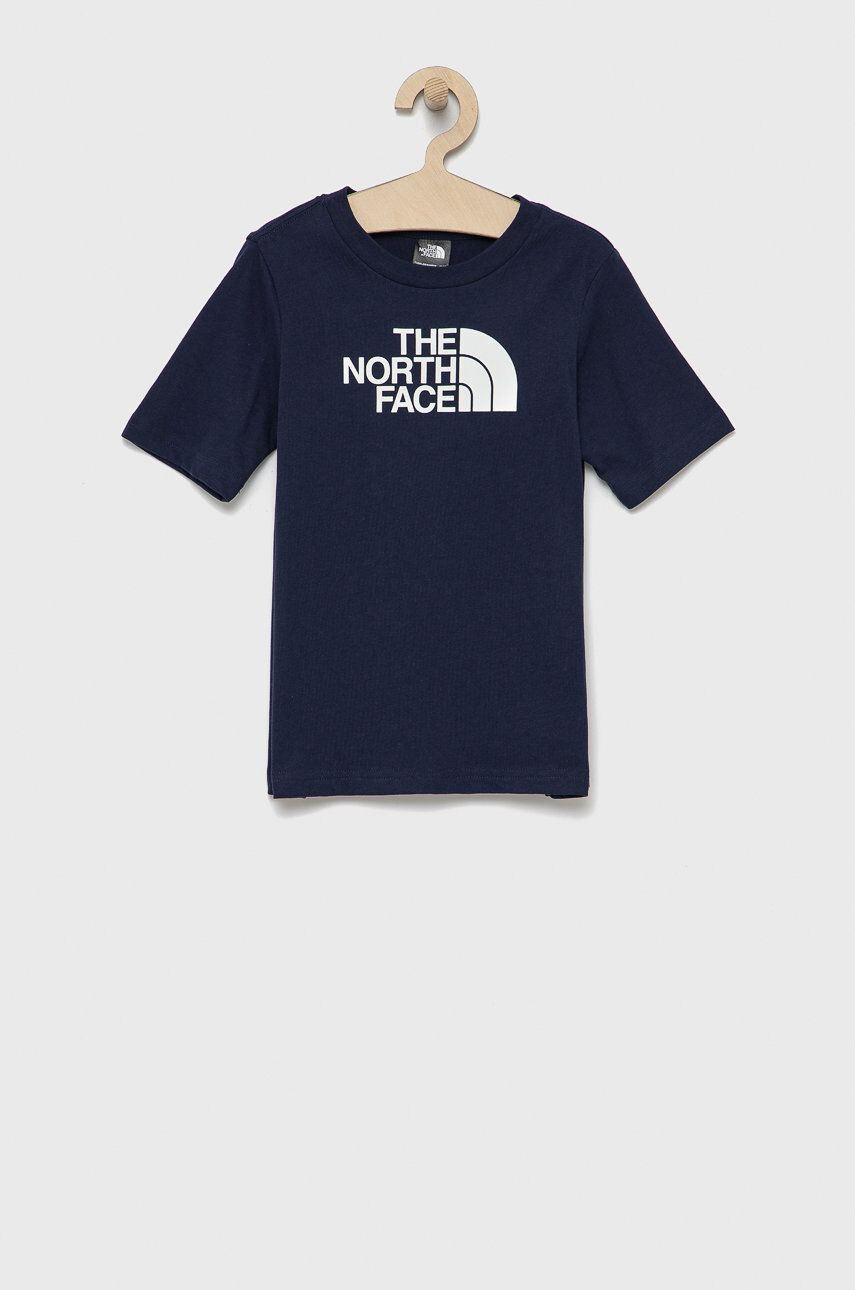 The North Face tricou de bumbac pentru copii culoarea roz - Pled.ro