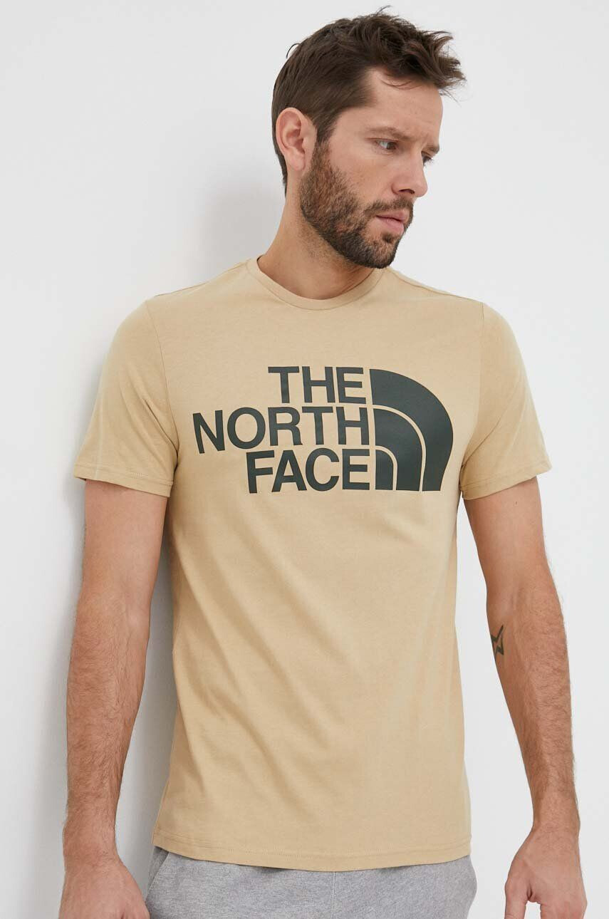 The North Face tricou din bumbac culoarea negru cu imprimeu - Pled.ro