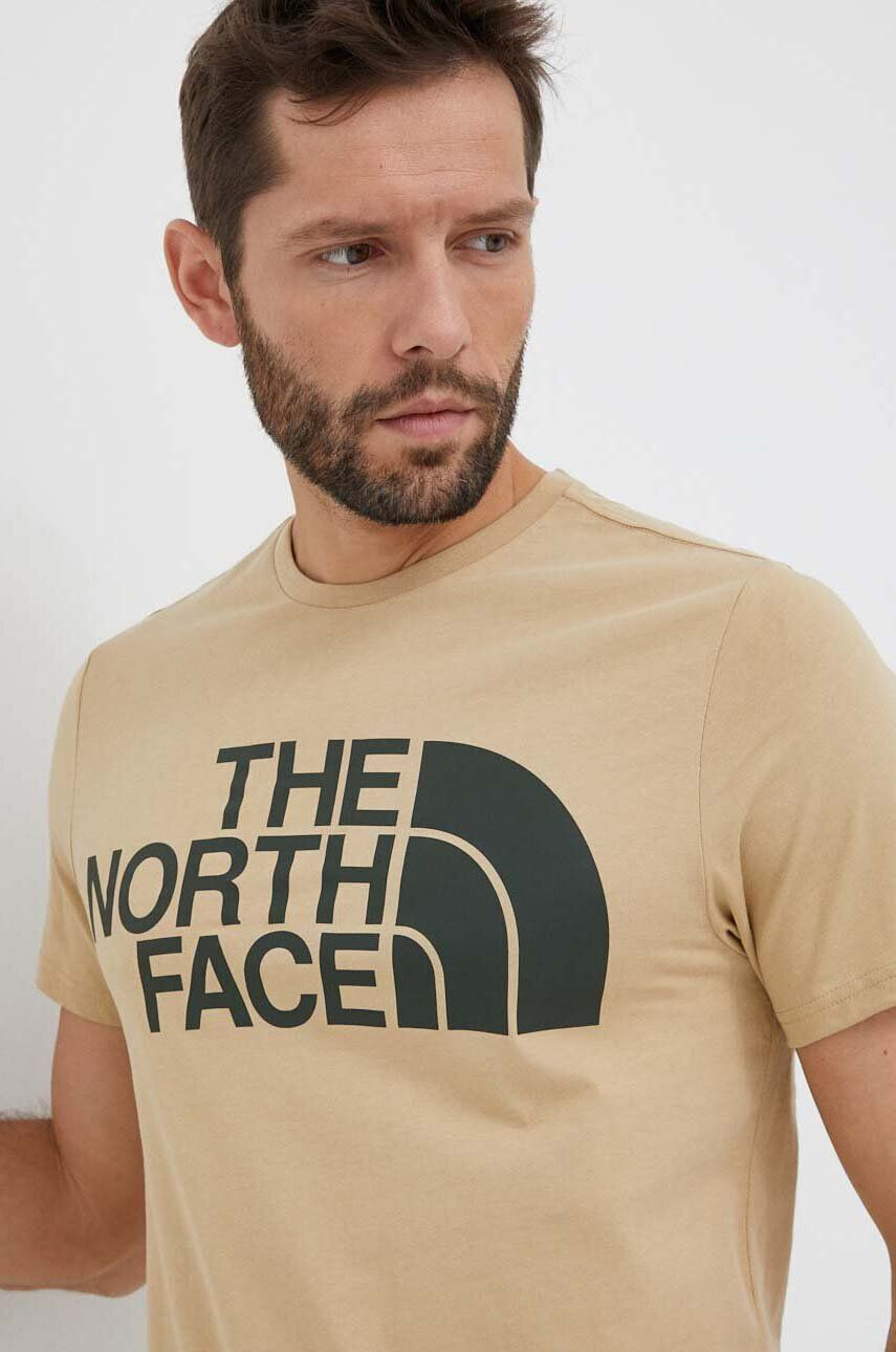 The North Face tricou din bumbac culoarea negru cu imprimeu - Pled.ro