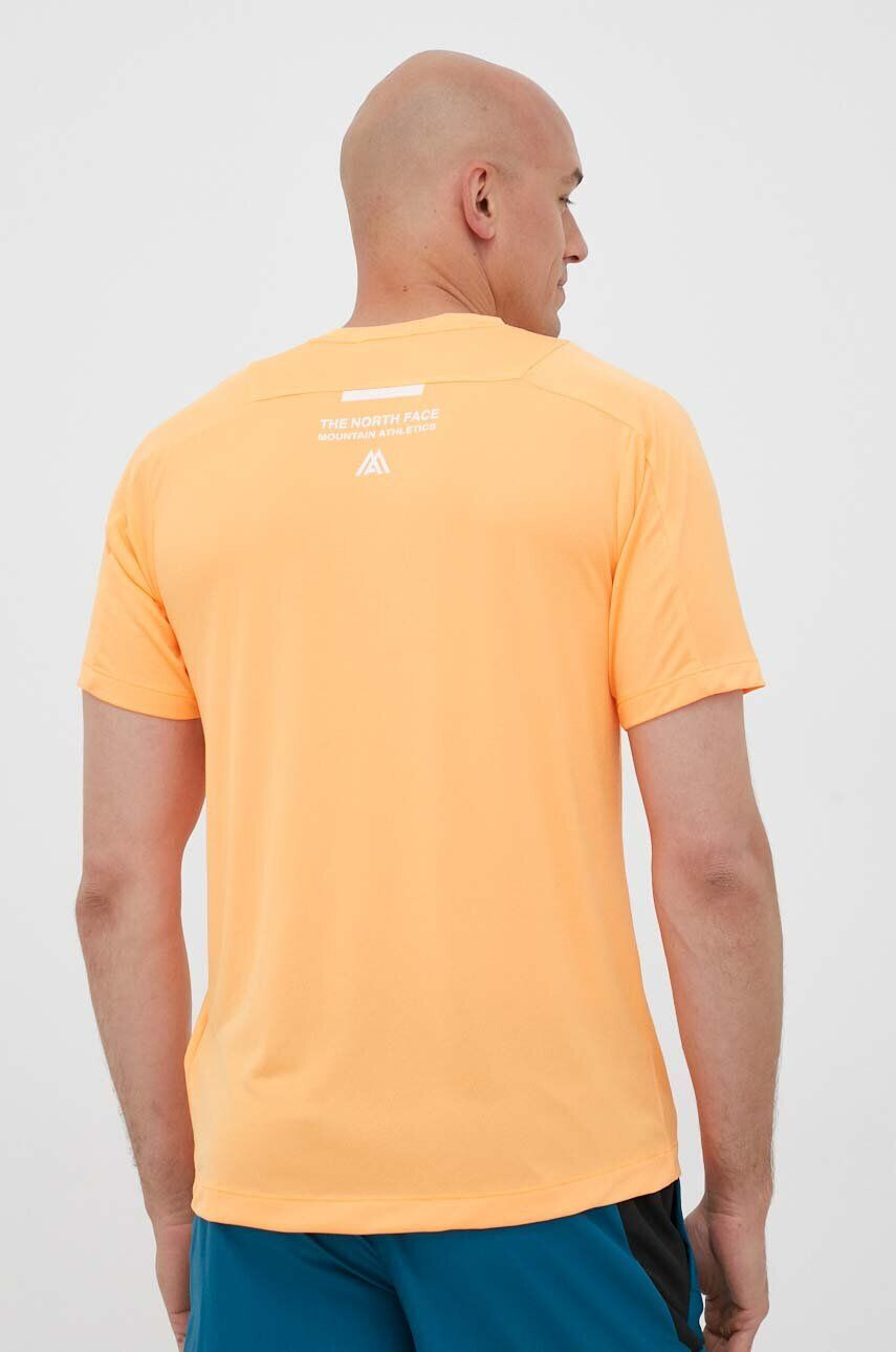 The North Face tricou sport Mountain Athletics culoarea portocaliu modelator - Pled.ro