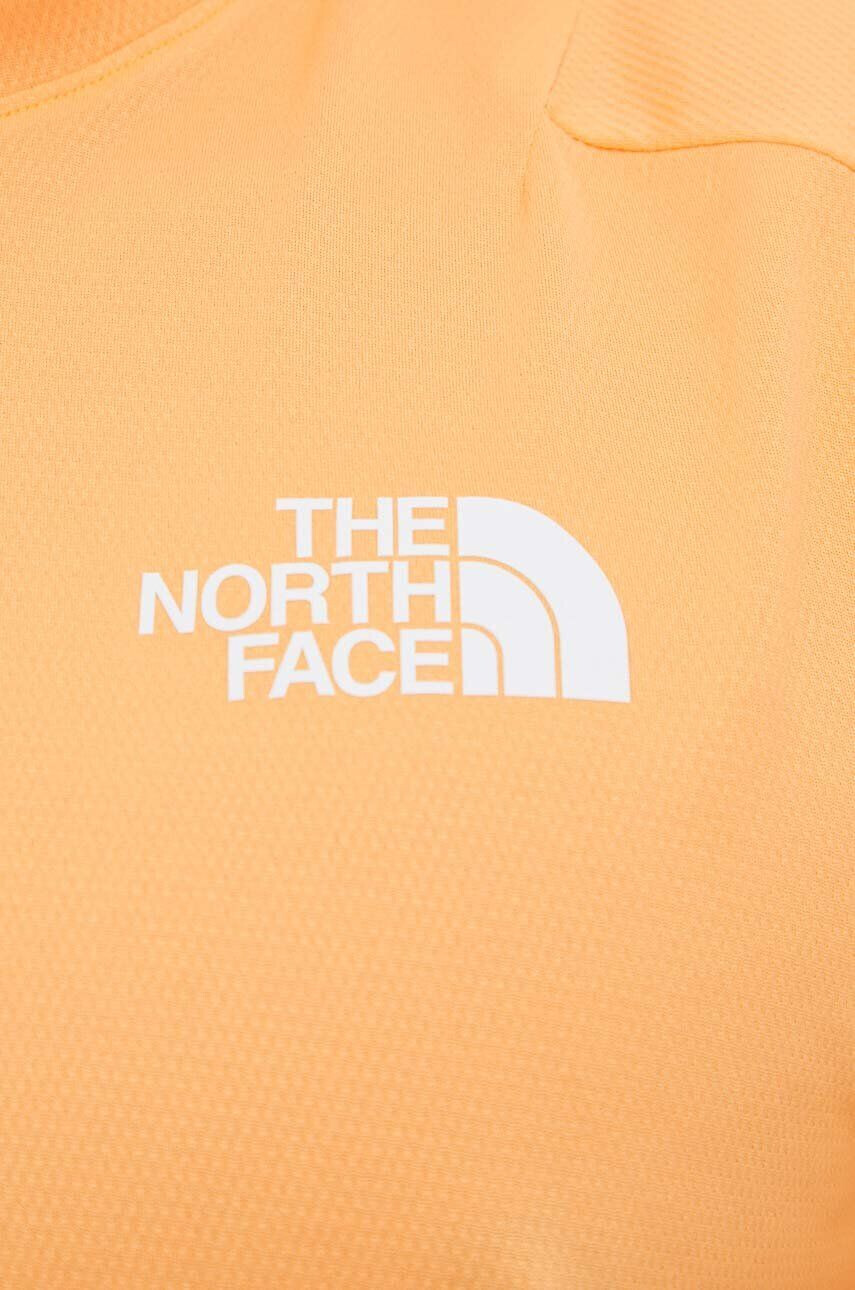 The North Face tricou sport Mountain Athletics culoarea portocaliu modelator - Pled.ro