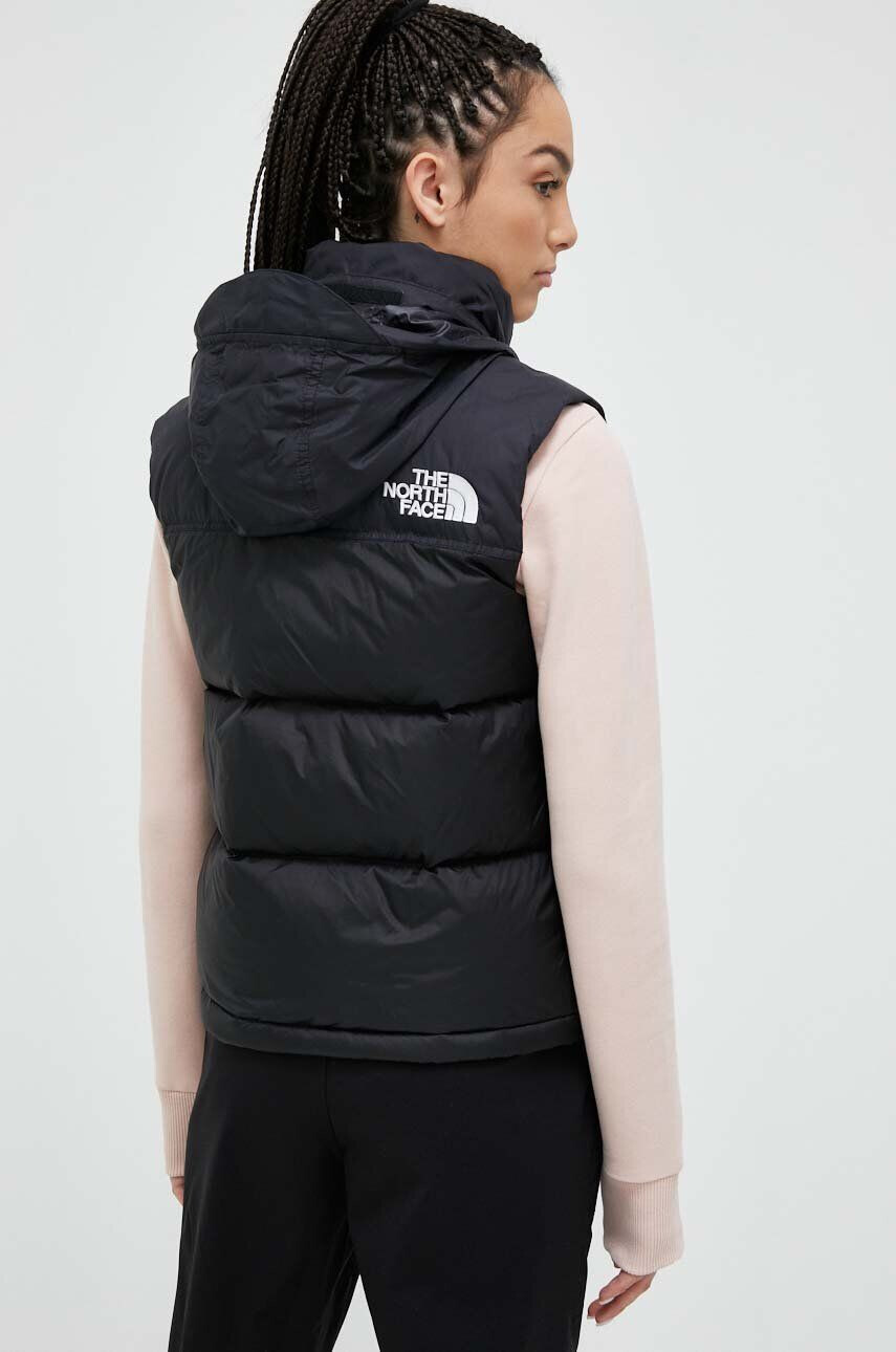 The North Face vesta 1996 RETRO NUPTSE VEST femei culoarea negru de iarna - Pled.ro