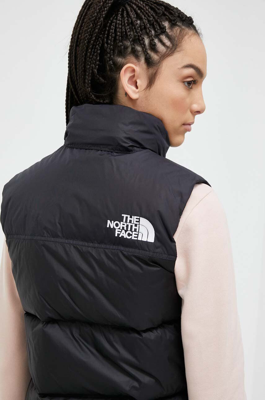 The North Face vesta 1996 RETRO NUPTSE VEST femei culoarea negru de iarna - Pled.ro