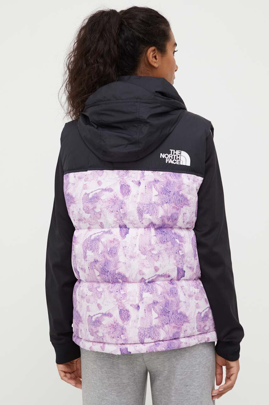 The North Face vesta de puf 1996 RETRO NUPTSE VEST femei culoarea violet de iarna - Pled.ro