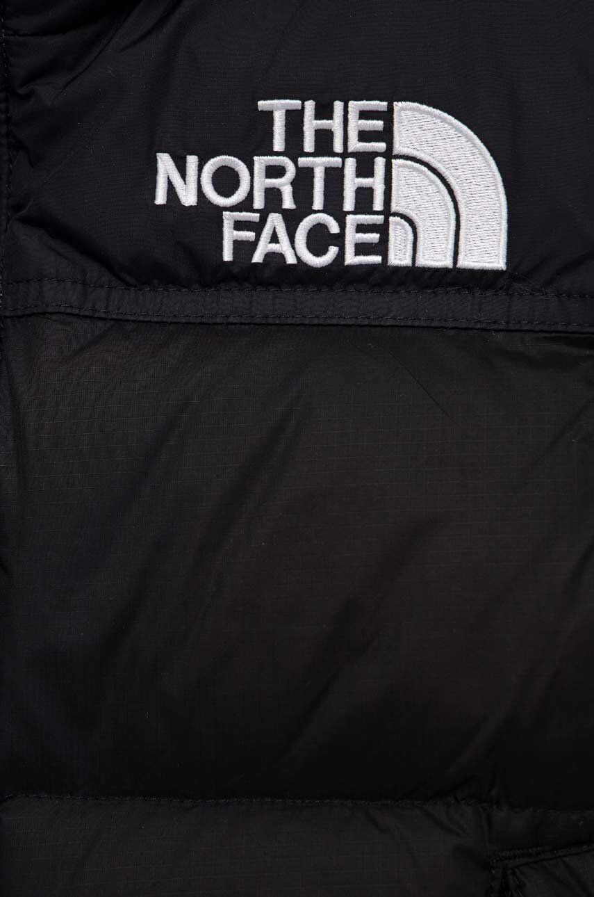 The North Face vesta de puf pentru copii culoarea negru - Pled.ro